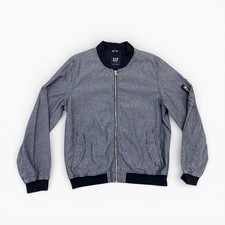 Giacca Bomber In Denim Vintage