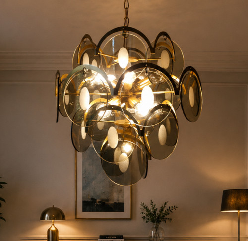 Lampadario vintage attrib - lampadario,