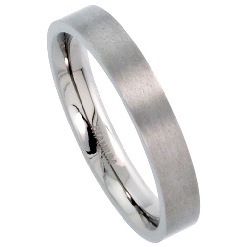 4mm titanio piatto fede - 4mm,