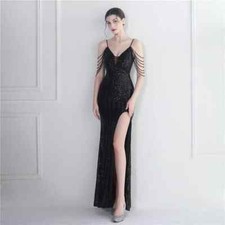 Vestito Abito Elegante Lungo