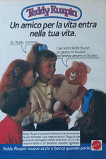 Pubblicità Advertising Italian Clipping 1986 TEDDY RUXPIN Amico per la vita.