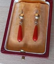 orecchini corallo rosso