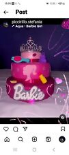 torte scenografiche in gomma eva a tema Barbie, compleanni 