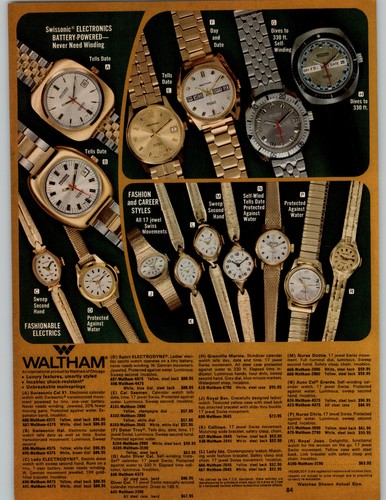 1973 paper waltham orologio - 1973,