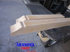 Correntini travetti in abete lamellare mis. 8x12 cm con profilo per coperture