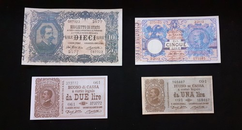 Banconote facsimile regno 1918 - banconote,