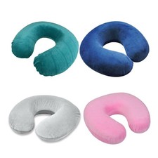 CUSCINO DA VIAGGIO COLLO COLLARE POGGIATESTA CERVICALE 31CM VIAGGI AUTO AEREO