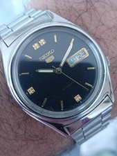 Seiko 5 Vintage 7009-976A Black/Gold