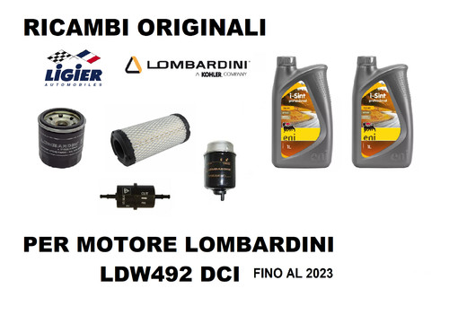 Kit tagliando completo motore - kit,