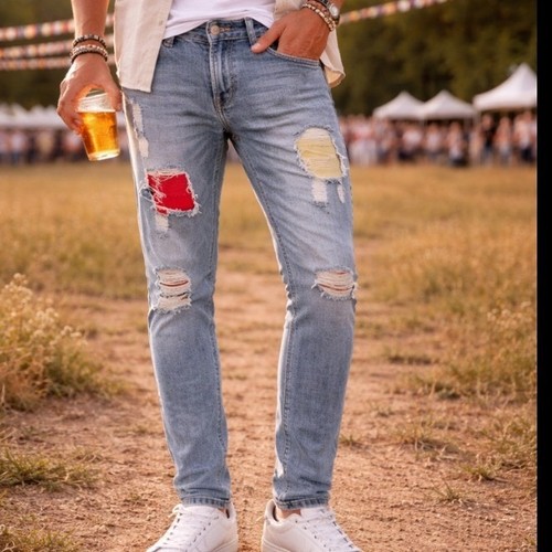 Jeans moto reverb uomo - jeans,