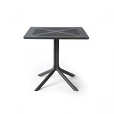 Tavolo resina 80x80 gambo - resina,