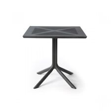 TAVOLO RESINA 80X80 GAMBO CENTRALE