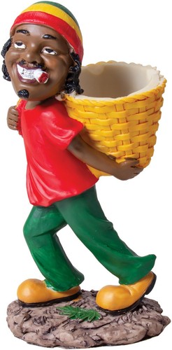 Rasta jamaican man holding - jamaican,