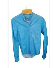 Camicia Zara Man Slim Fit Azzurro