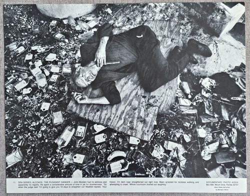 Foto vintage 11x14 alcolista - foto,