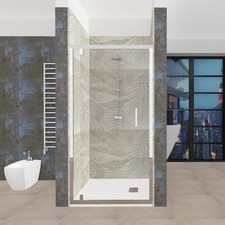 Porta doccia nicchia battente