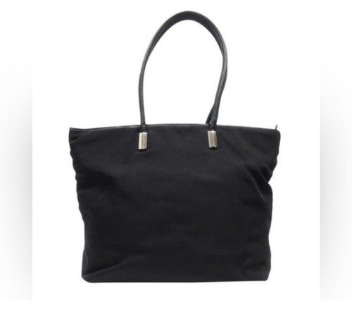 Gucci tote black vintage nylon - vintage,
