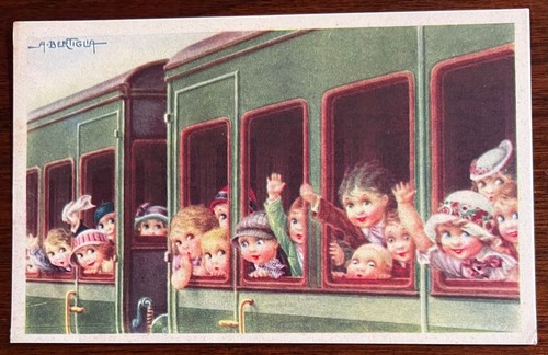 Cartolina vita treno ill - cartolina, in
