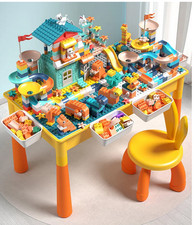 Tavolino multifunzionale 5 attività in 1  per bambini da 3 anni in su