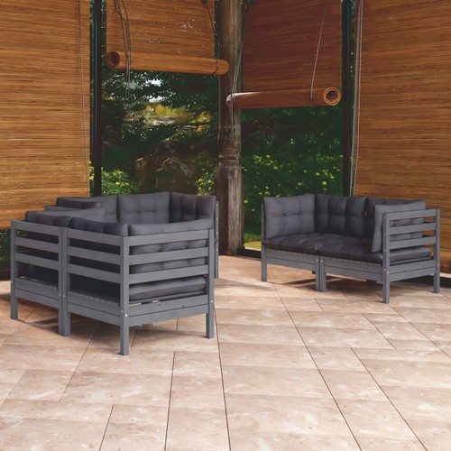Set divani legno pino - pino, da