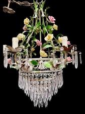 Lampadario shabby chic in