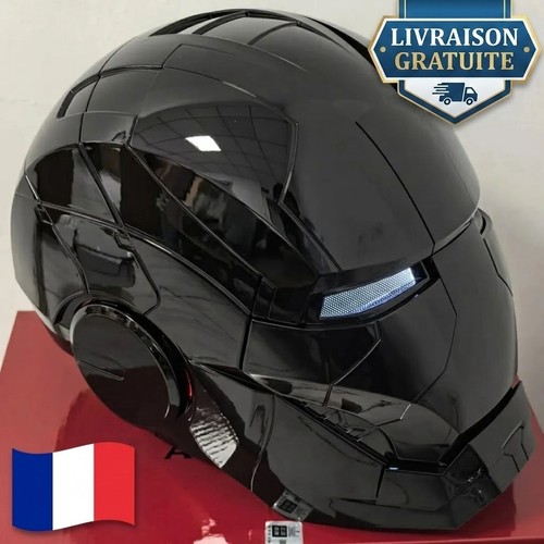 Iron man helmet - iron, black
