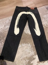 Jeans uomo Evisu denim vernice