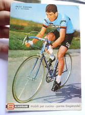 FOTO VINTAGE BICICLETTA DA CORSA CICLISTA FELICE GIMONDI SALVARANI BAGANZOLA