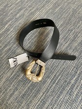 Cintura larga Zara nera con
