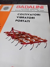 BADALINI COLTIVATORI VIBRATORI PORTATI trattori pubblicitario vendita originale
