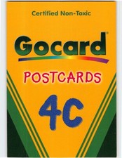 Cartolina Certificata Non Tossica GoCard Cartolina 4c GoCard