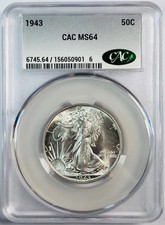 Mezzo dollaro 1943 Walking