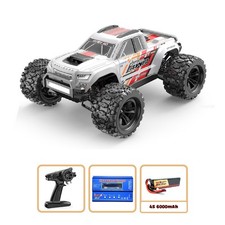 Brushless 4S Auto Camion Truggy - 60MPH + batteria e caricatore MJX 1/10 10208 Bianco