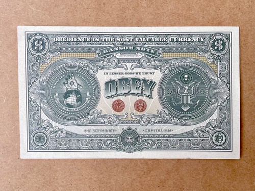 Banconota shepard fairey - banconota,