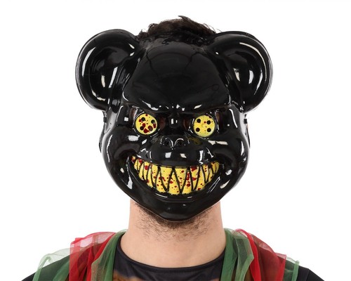 Maschera halloween orso pazzo - maschera,