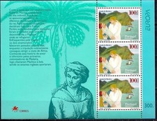 Madeira 1997 Europa Tales Legends storie d'amore navi a vela palme m/s MNH