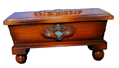 Scatola stile coffre legno - stile, in