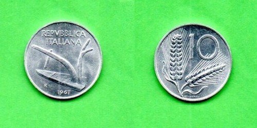 Italia lire 10 - ,