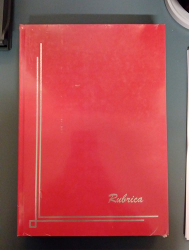 Quaderno rubricato vintage - rubricato,