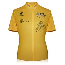 Maglia gialla Tour de France 2012 autografata da Bradley Wiggins