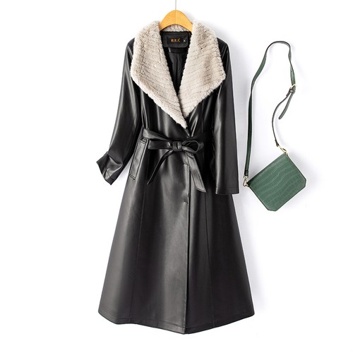 Piumino donna moda visone