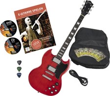 Chitarra elettrica top - top, rossa