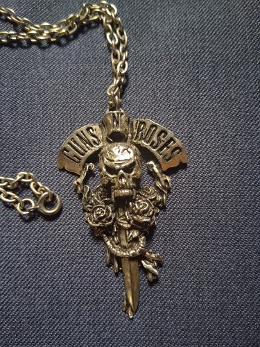 Ciondolo catena guns roses - ciondolo,
