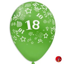 Palloncini 18 anni compleanno