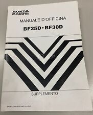 Manuale officina cod. 69ZV700Y per motori fuoribordo Honda mod. BF25D/BF30D