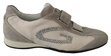 ALBERTO GUARDIANI Scarpe Sella Marrone Cristallo Logo Sneakers Donna EU36 / US5,5
