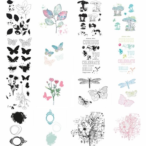 Fiore farfalla fungo metallo