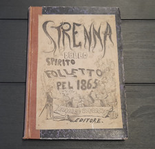 STRENNA DELLO SPIRITO FOLLETTO PEL 1865 _ Sonzogno Editore