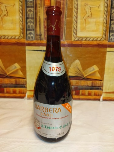 Vino 1978 barbera asti - vino, d'asti