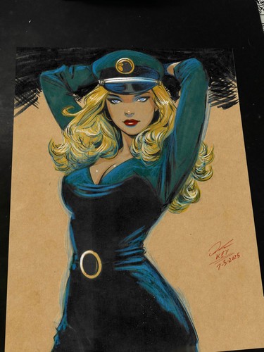 Lady blackhawk art - art, print